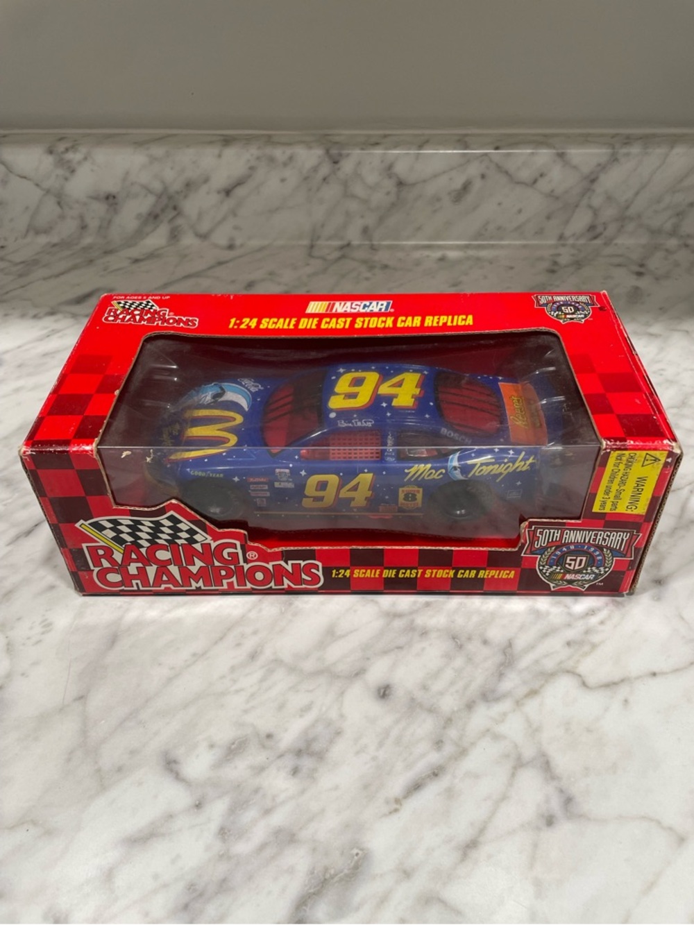 1997 Racing Champions 1/24 McDonald Die Cast Car Replica Bill Elliot #94 Mac